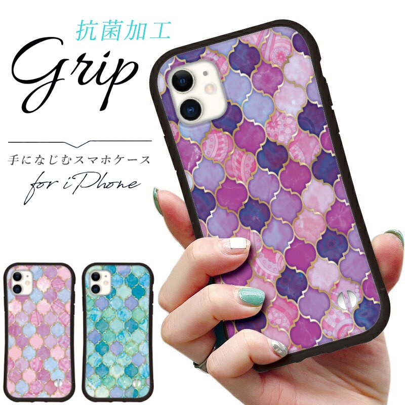 抗菌加工 日本製 グリップケース iphone 韓国 iPhone13 Pro mini 12 iPhone 11 pro XR X XS 8 7 se 第2世代 スマホケース アイフォン スマホカバー