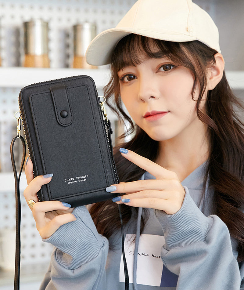 スマホショルダー バッグ お財布ショルダー ポシェット 盗難防止機能搭載 ショルダーPUレザー 生活防水 バッグ 斜め掛け ポーチ おしゃれ 流行り 韓国風