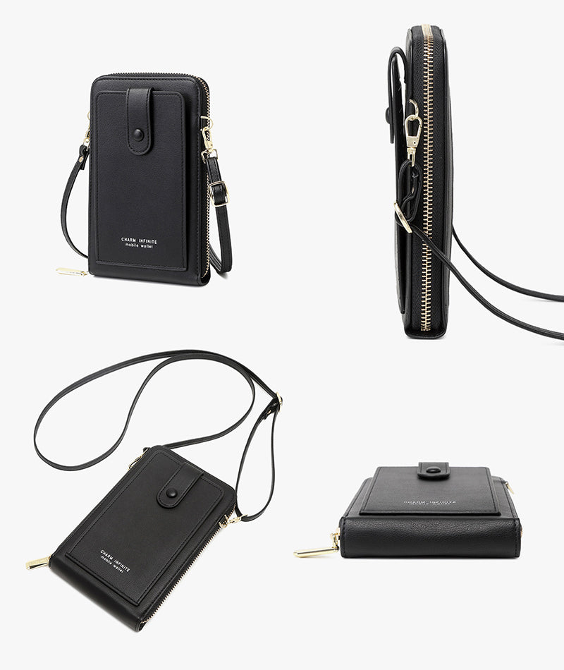 スマホショルダー バッグ お財布ショルダー ポシェット 盗難防止機能搭載 ショルダーPUレザー 生活防水 バッグ 斜め掛け ポーチ おしゃれ 流行り 韓国風