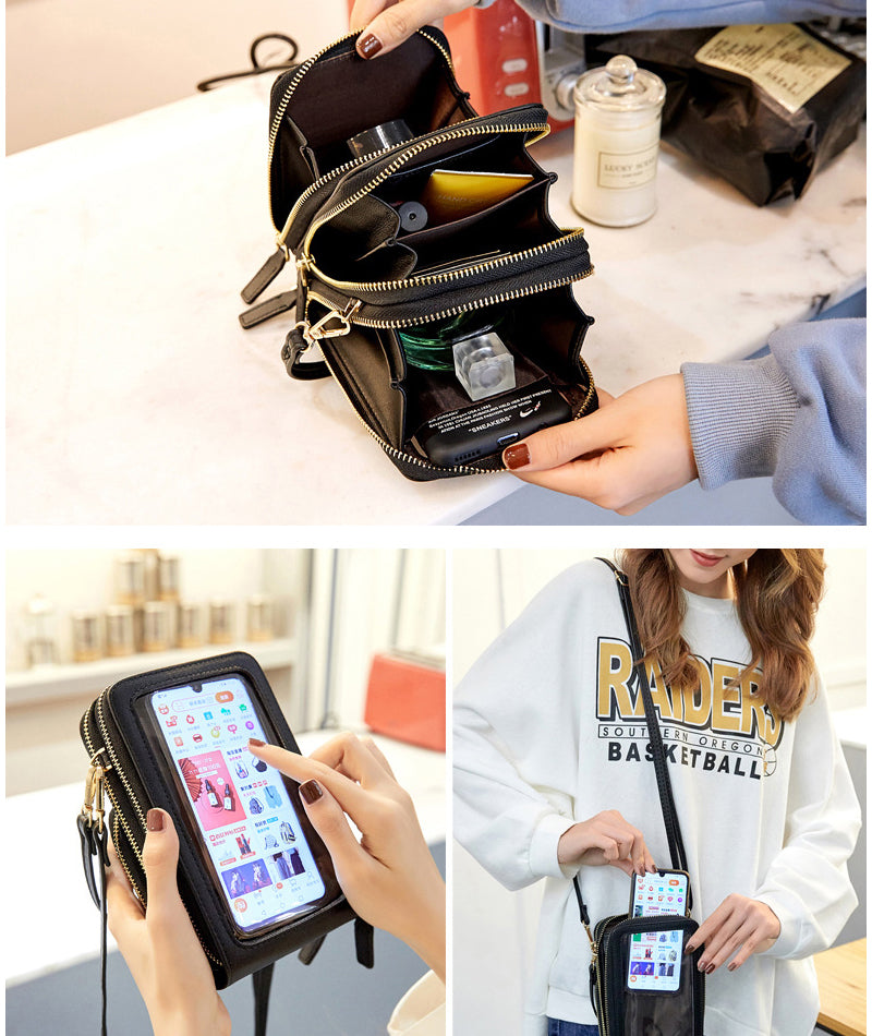 スマホショルダー バッグ お財布ショルダー ポシェット 大容量 ショルダーPUレザー バッグ 斜め掛け ポーチ スマホポーチ カバー おしゃれ 流行り 韓国風