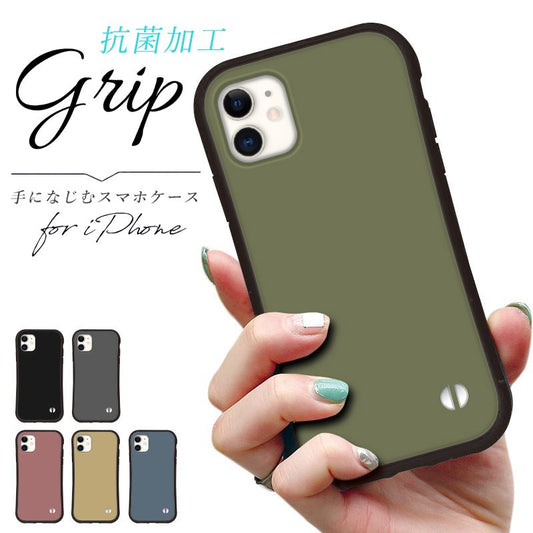 抗菌加工 日本製 グリップケース iphone 韓国 iPhone13 Pro mini 12 iPhone 11 pro XR X XS 8 7 se 第2世代 スマホケース アイフォン スマホカバー